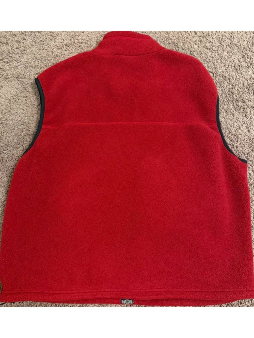 Vintage Timberland Red Polartec Fleece Vest Size XXL - Picture 2 of 5